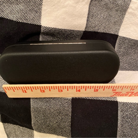 RALPH LAUREN “Sunglasses/Eyeglass Case Only” Hard Clamshell Black/Black 6.5” EUC - Picture 2 of 4